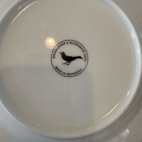 Anthropologie Red Spanish Medallion Mandala Boho Salad Dessert Plates 8" - Picture 2 of 2